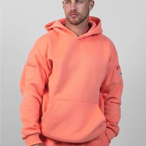 Comfrt Travel Essentials Coral Hoodie Unisex Size Large